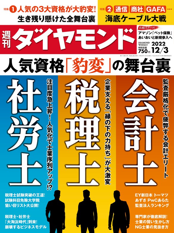 会計士・税理士・社労士(週刊ダイヤモンド 2022年12/3号) - 実用