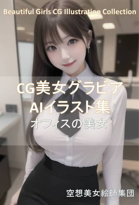 Cg美女グラビアaiイラスト集 オフィスの美女 画集、同人誌・個人出版 空想美女絵師集団（空想美女絵師集団）：電子書籍試し読み無料