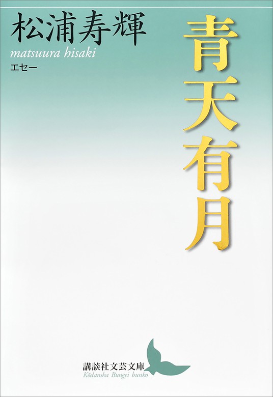 青天有月 エセー 文芸 小説 松浦寿輝 講談社文芸文庫 電子書籍試し読み無料 Book Walker