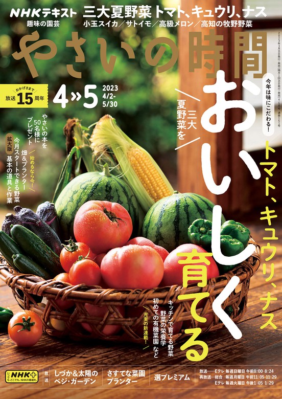 ＮＨＫ 趣味の園芸 やさいの時間 2023年4月・5月号 - 実用 日本放送