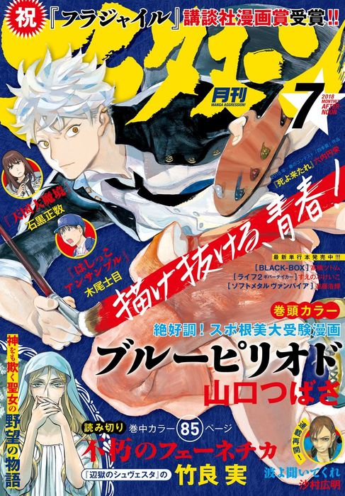 アフタヌーン 18年7月号 18年5月25日発売 マンガ 漫画 アフタヌーン編集部 山口つばさ 幸村誠 沙村広明 ひぐちアサ 吉田丸悠 石黒正数 小西明日翔 真刈信二 Double S 木尾士目 芝村裕吏 キムラダイスケ 竹良実 市川春子 北道正幸 椎名うみ 草水敏 恵三朗 藤島