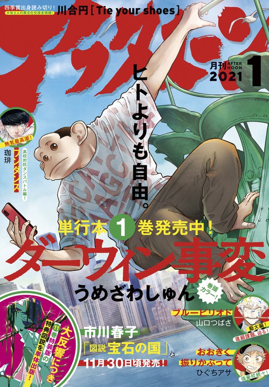 アフタヌーン 21年1月号 年11月25日発売 マンガ 漫画 アフタヌーン編集部 うめざわしゅん 山口つばさ 滝川廉治 陶延リュウ つるまいかだ 沙村 広明 小西明日翔 ひぐちアサ 幸村誠 岩明均 北道正幸 ゆうち巳くみ 市川春子 三浦風 芝村裕吏 キムラダイスケ 藤島