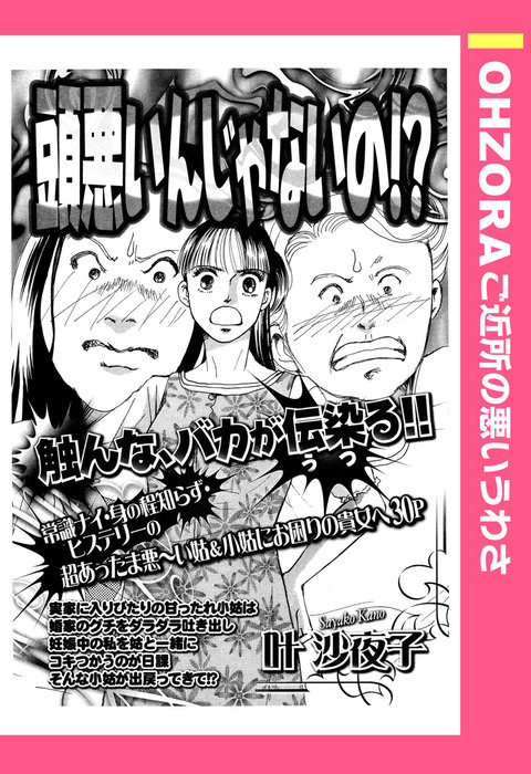 頭悪いんじゃないの 単話売 マンガ 漫画 叶沙夜子 Ohzora ご近所の悪いうわさ 電子書籍試し読み無料 Book Walker