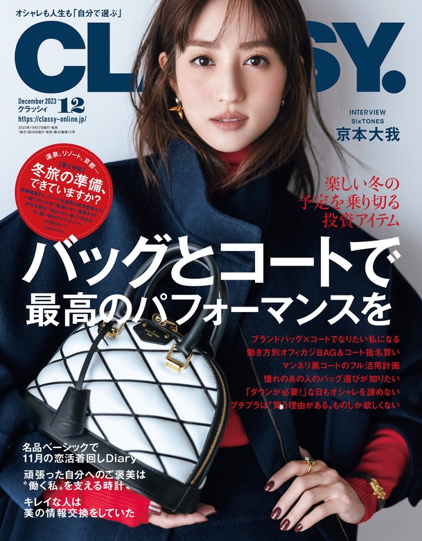 CLASSY. クラッシィ 2023年 11月号 特別版 付録 バッグのみ 3枚