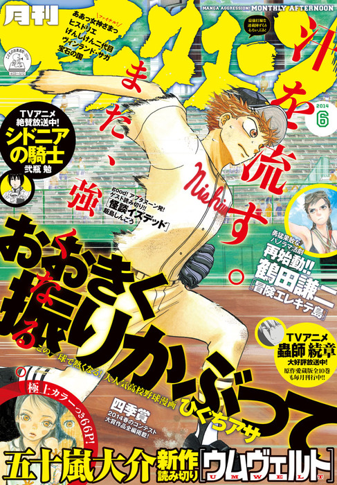 アフタヌーン 14年6月号 14年4月25日発売 マンガ 漫画 アフタヌーン編集部 冬目ケイ 若緒 ひぐちアサ 幸村誠 赤星トモ 木村紺 木尾士目 秀河憲伸 弐瓶勉 岩明均 瀧波ユカリ 藤島康介 鶴田謙二 北道正幸 黒田硫黄 市川春子 庄司創 植芝理一 榎本俊二 閂夜明