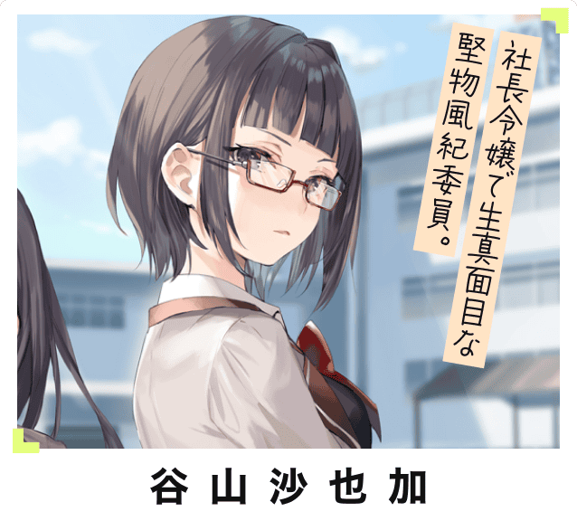 10位 谷山沙也加