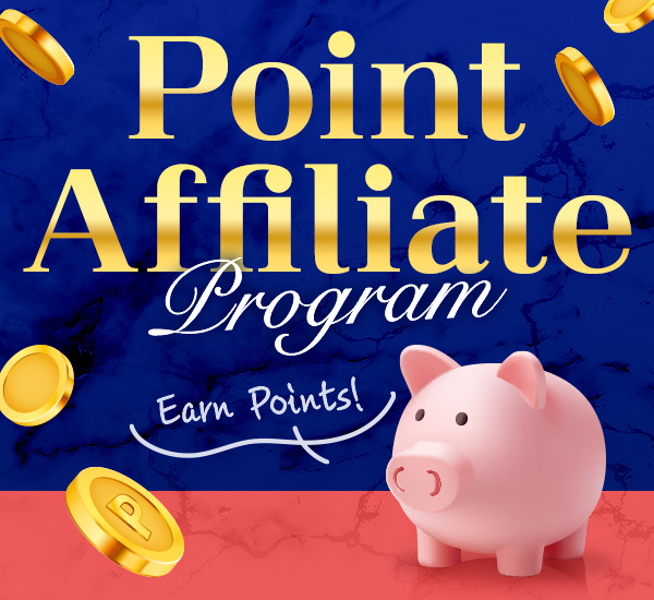 Join our point affiliate program and earn points