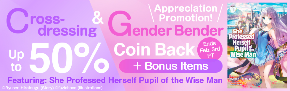 Cross-dressing & Gender Bender Appreciation Promotion!