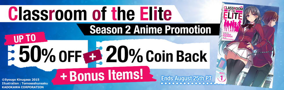 Classroom of the Elite Season 2 Anime Promotion