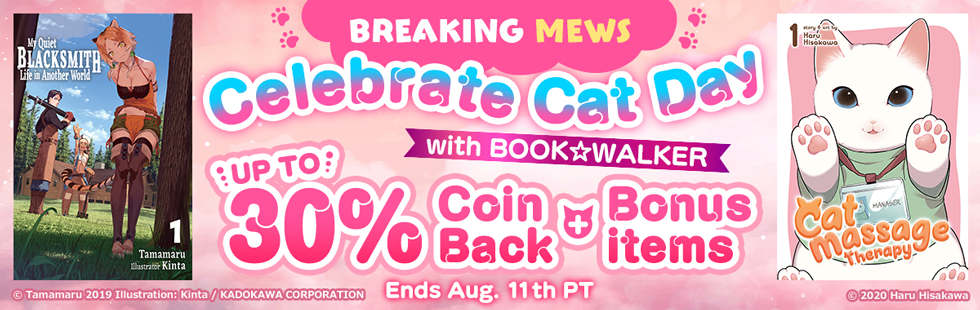 BREAKING MEWS: Celebrate Cat Day with BOOK☆WALKER