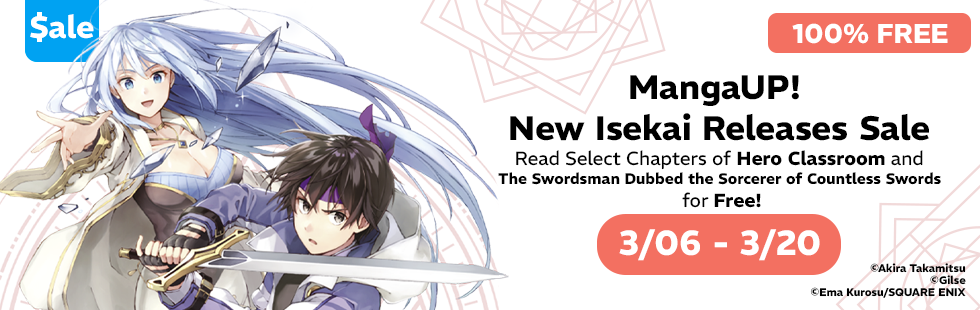 MangaUP! New Isekai Releases Sale