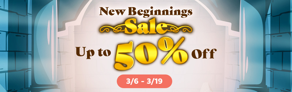 New Beginnings Sale