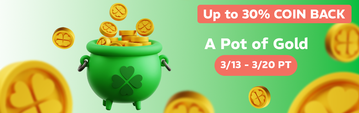 A Pot of Gold - St. Patrick’s Day Coin Promotion
