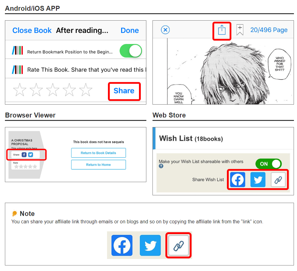 Book Walker Affiliate Program Special Giveaway Book Walker