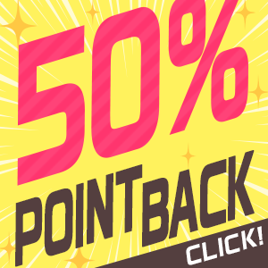 50% POINT BACK