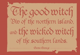 『純潔のマリア』③限定版『The good witch Viv of the northern island. and the wicked witch of the southern lands.』