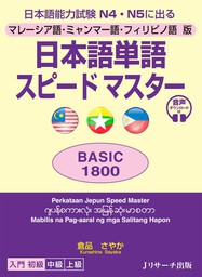 マレーシア語・ミャンマー語・フィリピノ語版　日本語単語スピードマスター　BASIC 1800
