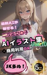 二次元女の子AIイラスト集Vol.10 〜商用利用OK!〜 - 画集、同人誌