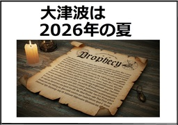 大津波は2026年の夏　：　たつき諒「私が見た未来」の予言